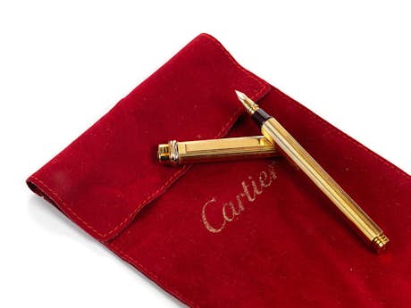 Cartier Füllfederhalter vergoldet